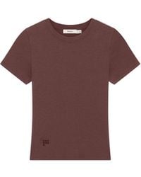 PANGAIA - Rib T-Shirt—Mahogany - Lyst