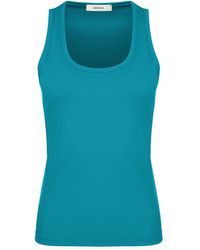 PANGAIA - Interlock Tank Top—Malachite - Lyst