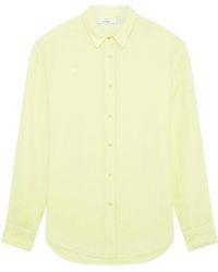 PANGAIA - Linen Overshirt—Soft Lime - Lyst