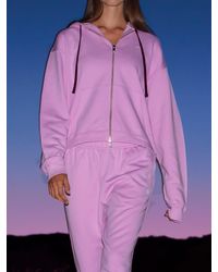 PANGAIA - Midweight Logo Track Pants—Blush Drift - Lyst