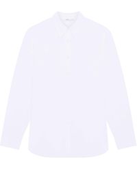 PANGAIA - Cotton Poplin Overshirt—Off - Lyst