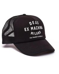 Deus Ex Machina - Milano Address Trucker Cap | Black - Lyst