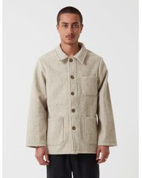 Le Laboureur Burel Wool Work Jacket - Natural