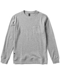 Vuori Mens Jeffreys Pullover Shirt - Gray
