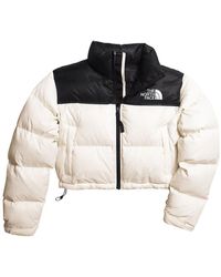 The North Face Nuptse Short Jacket in Blue | Lyst