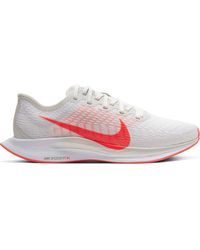 nike running pegasus turbo trainers in burgundy and orange