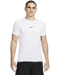 Nike - Pro Dri-fit Tight Short-sleeve Fitness Top 50% Recycled Polyester - Lyst