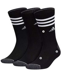 adidas - Cushioned 3-stripe Crew Socks Cushioned 3-stripe Crew Socks - Lyst
