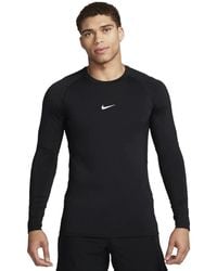 Nike - Pro Dri-fit Tight Long-sleeve Fitness Top - Lyst