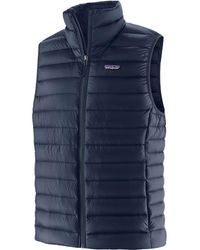 Patagonia - Down Sweater Vest New Navy - Lyst