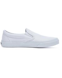Vans Unisex Classic Slip-on Skate Shoes - White