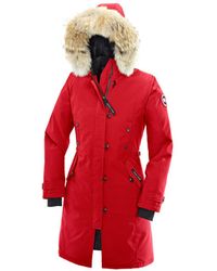 red canada goose jacket womens