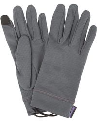 Patagonia Capilene Midweight Liner Gloves - Gray
