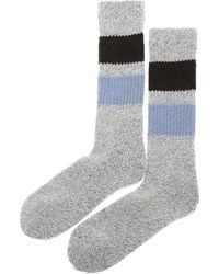 RoToTo Retro Winter Outdoor Socks Gray in White for Men | Lyst