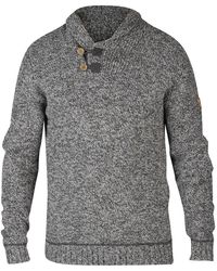 Fjallraven Wool Men's Singi Knit Sweater in Grey (Gray) for Men - Lyst