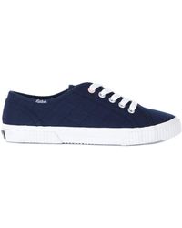 Barbour Hailey Canvas Trainers - Blue