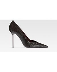 Paris Texas - Python-Print Leather Pump - Lyst