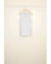 Patou パトゥ オーガニックコットン タンクトップ ブラック | Lyst