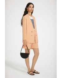 Patou - Collarless Double-Breasted Jacket - Lyst
