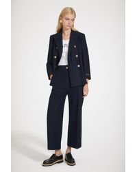 Patou - Double-breasted Wool And Cashmere Jacket - Lyst