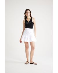 Patou - Ruffle Mini Skirt - Lyst