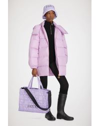 Patou - Puffer Coat With Detachable Sleeves In Recycled Polyester - Lyst
