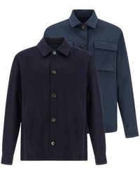Paul & Shark - Reversible Overshirt - Lyst
