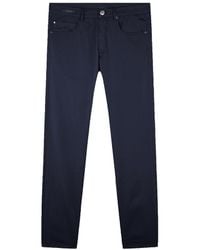 Paul & Shark - Chino Silk Hose Aus Stretch-Baumwolle Und Seide, Mann, Größe - Lyst
