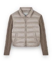 Paul & Shark - Shiny Hybrid Down Jacket - Lyst