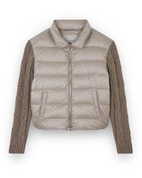 Paul & Shark - Shiny Hybrid Down Jacket - Lyst