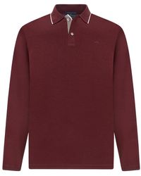 Paul & Shark - Aqua Touch Cotton Polo Shirt With Shark Fin Embroidery - Lyst