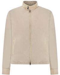 Paul & Shark - Typhoon Platinum Jacket With Aqualeather Suede Details - Lyst