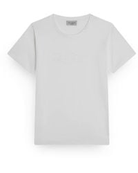 Paul & Shark - X-Soft Cotton Jersey T-Shirt With Logo Embroidery - Lyst