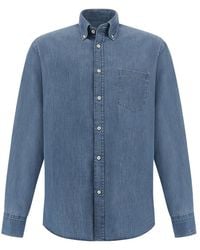 Paul & Shark - Soffio Light Denim Shirt - Lyst