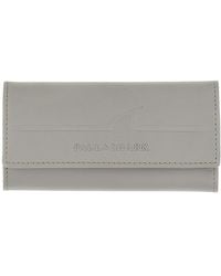 Paul & Shark - Fin Embossed Leather Keychain - Lyst