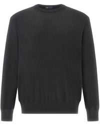 Paul & Shark - Cashmere And Silk Crew Neck Jumper - Lyst