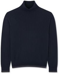 Paul & Shark - Wool And Cashmere Turtleneck Sweater - Lyst