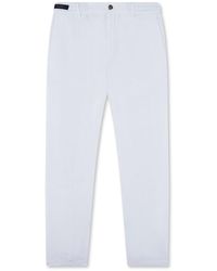 Paul & Shark - Linen Chino Pants With Drawstring - Lyst