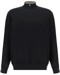 Paul & Shark - Piuma Cotton Half Zip Sweater - Lyst