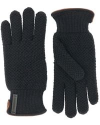 Paul & Shark - Wool Gloves With Leather Trims - Lyst