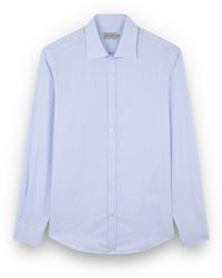 Paul & Shark - Hemd Aus Baumwoll-Twill, Mann, Größe - Lyst