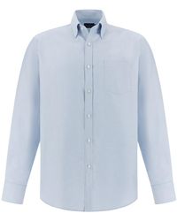 Paul & Shark - Cotton Oxford Shirt Soffio - Lyst