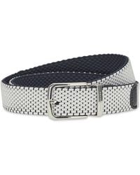 Paul & Shark - Reversible Elastic Belt With Leather Trims - Lyst