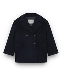 Paul & Shark - Double-Breasted Cashmere Caban - Lyst