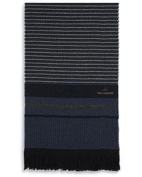 Paul & Shark - Schal Aus Wolle Und Kaschmir Mit Logo-Stickerei, Mann, Größe - Lyst