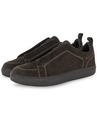 Paul & Shark - Suede Slip-On Sneakers - Lyst