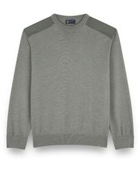 Paul & Shark - Wool And Silk Crewneck Sweater - Lyst