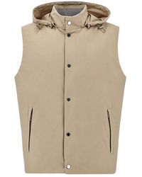 Paul & Shark - Typhoon Platinum Ultralight Down Vest - Lyst
