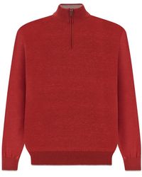 Paul & Shark - Piuma Wool Half-Zip Sweater - Lyst