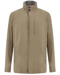 Paul & Shark - Car Coat Typhoon Platinum - Lyst